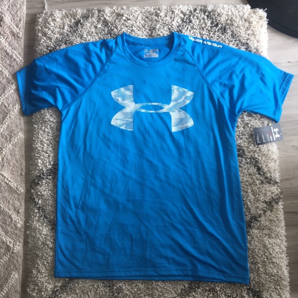Under Armour Other - NWT Mens Blue Under Armour Heatgear Loose T-shirt